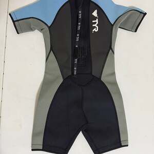 TYR Kids Solid Thermal 2.5mm Neoprene Wetsuit Shorty Swimsuit